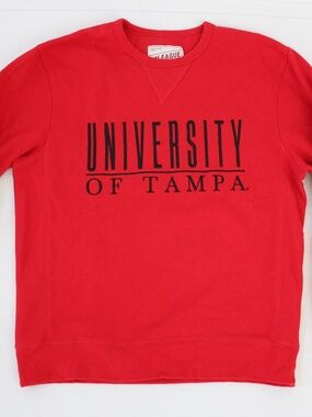 University of Tampa Embroidered Crewneck Sweatshirt Women's Medium